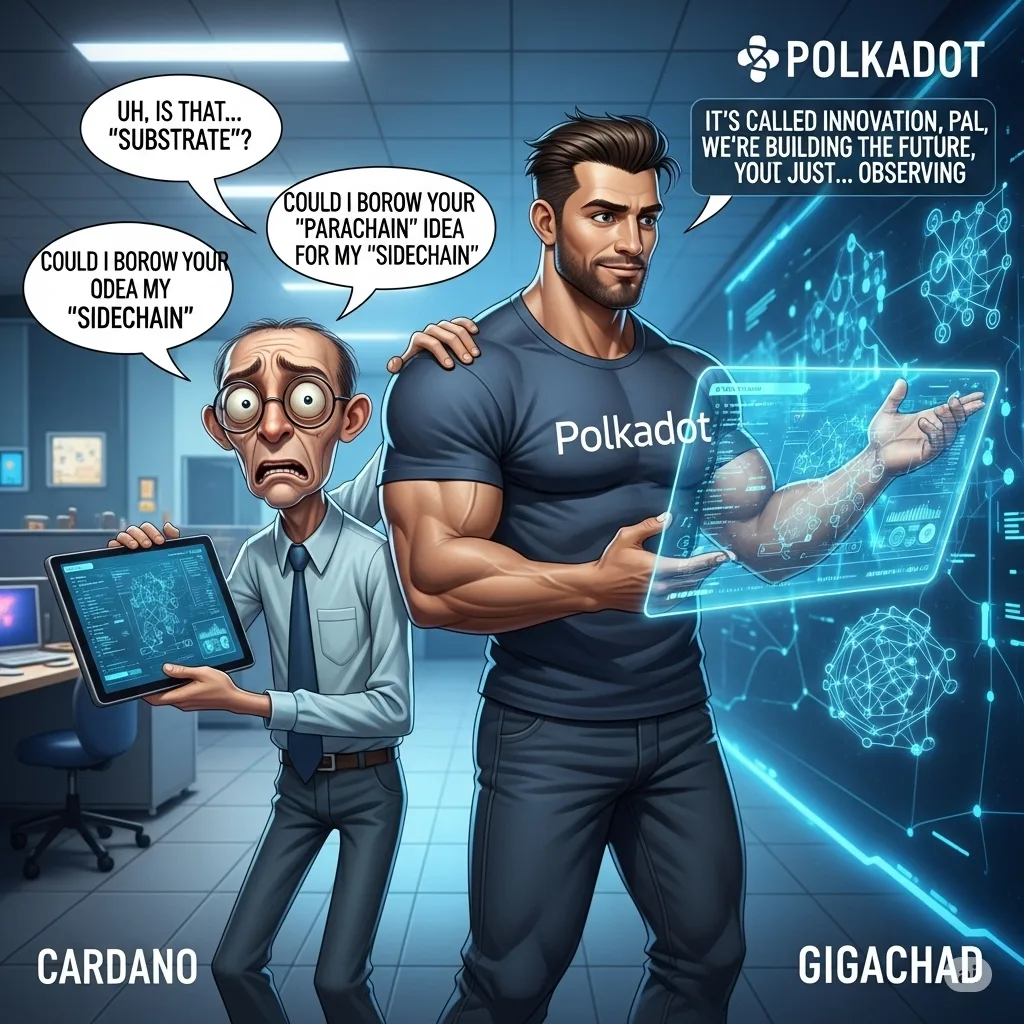 cardano copia tecnologia de polkadot